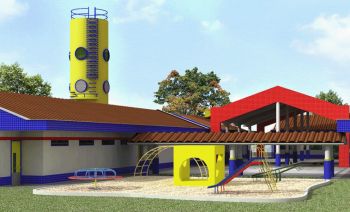 Creche construída com método inovador é inaugurada em Goiás