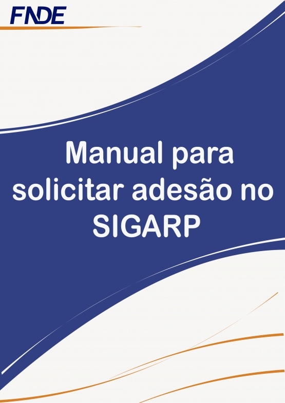 Manual para solicitar adesão no SIGARP