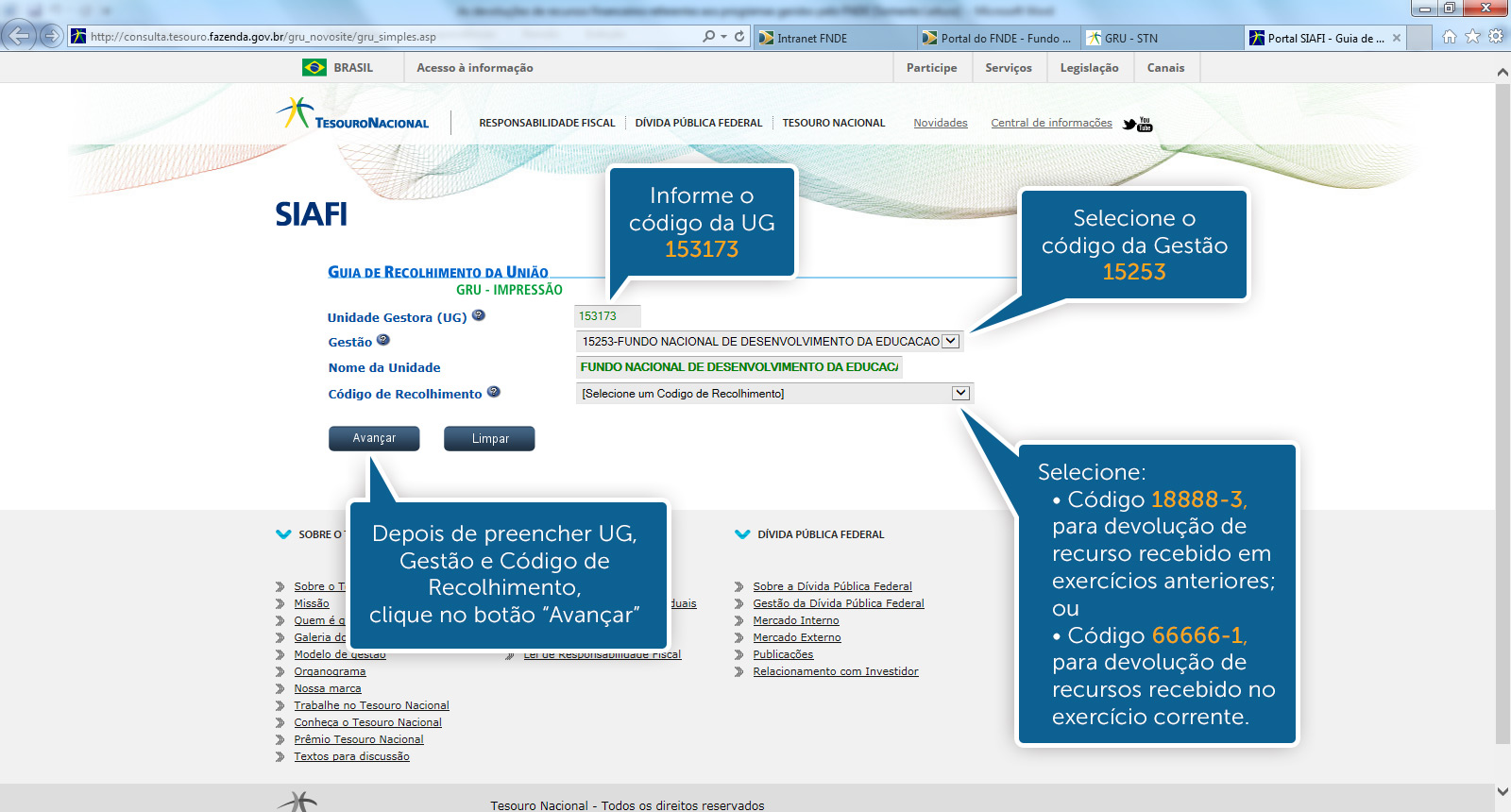 Como gerar uma GRU - Guia de Recolhimento da União — Coordenadoria