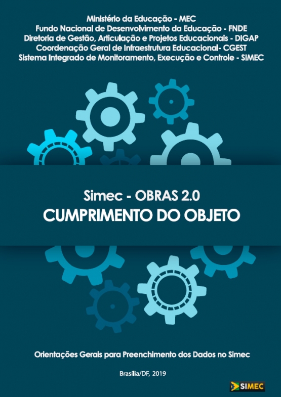 Cumprimento do Objeto Simec - Obras 2.0