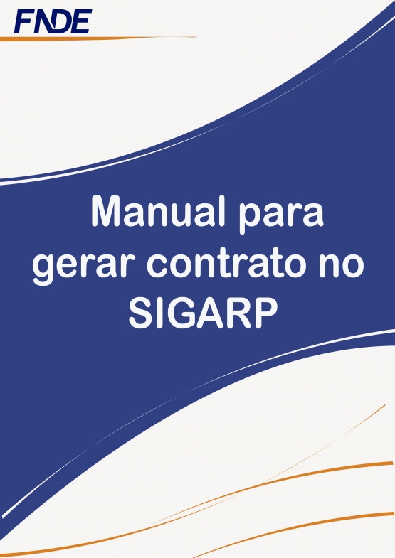 Manual para gerar contrato no SIGARP