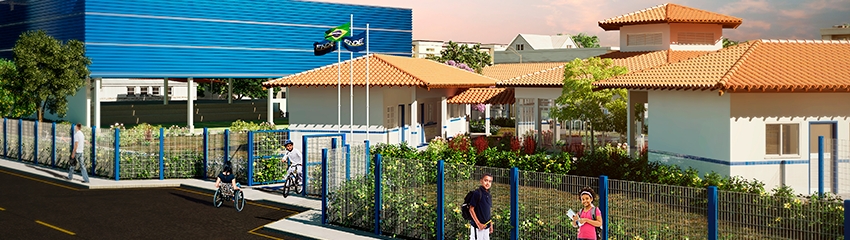 Projeto Espaço Educativo Urbano e Rural - 6 salas com quadra coberta