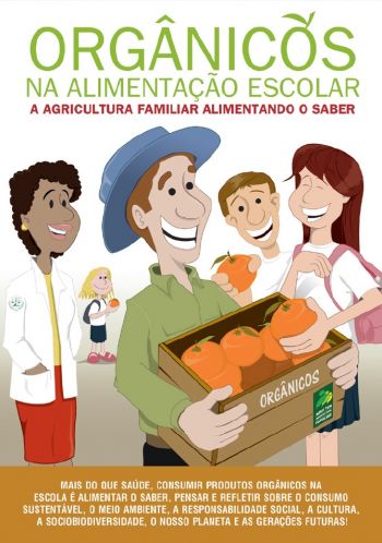 Cartilha orgânicos na alimentação escolar